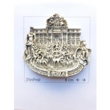  Calamita Frigo Magnete Roma Fontana di Trevi Effetto Marmo Souvenir From Italy Rome Fridge Magnets  