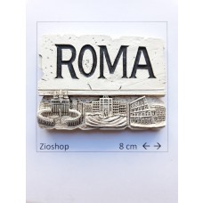 CALAMITA MAGNETE IN RESINA "S.P.Q.R. BASSORILIEVO": SOUVENIR FROM ITALY MAGNETS