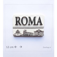 Calamita Frigo Magnete Souvenir ROMA Alto Rilievo 3 Monumenti FRIDGE MAGNET Italy Rome