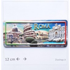 Calamita Magnete Frigo Souvenir Stampa Monumenti Alto Rilievo Roma Fridge Magnets 4274