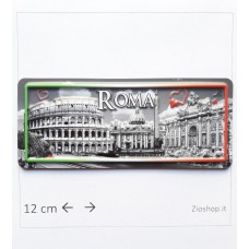 Calamita Magnete Frigo Souvenir Stampa Monumenti Alto Rilievo Roma Fridge Magnets 4276