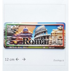 Calamita Magnete Frigo Souvenir Stampa Monumenti Alto Rilievo Roma Fridge Magnets 4277