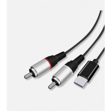 TEKONE CAVO 2 RCA A USB TYPE C DA 150CM C66B 