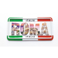 Calamita Magnete Frigorifero Fridge Magnets Print Stampe 3D Alto Rilievo Souvenir Roma 4646 12*6cm circa