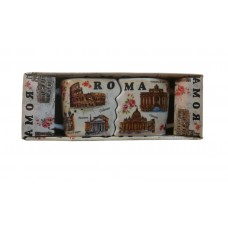 IDEA REGALO Tazza Tazze Coppia in Love Souvenir Ricordo Romantico Roma 'LOVE IN THE AIR' 4650