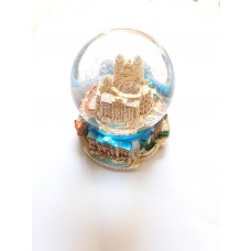 65mm PALLA DI NEVE SFERA IN VETRO ROMA 4 MONUMENTI SNOWGLOBE SOUVENIR FROM ROME 4829