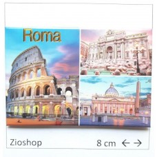 Calamita Magnete Frigorifero Fridge Magnets Print Stampe 2D Souvenir Roma 5073 7,9*5,3cm circa