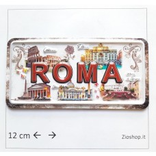 Calamita Magnete Frigorifero Fridge Magnets Print Stampe 3D Alto Rilievo Souvenir Roma 5237 12*6cm circa