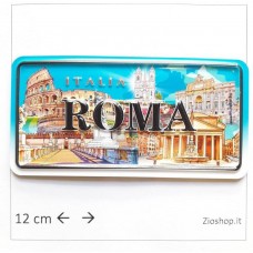Calamita Magnete Frigorifero Fridge Magnets Print Stampe 3D Alto Rilievo Souvenir Roma 5244 12*6cm circa