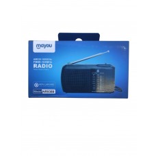 MAYOU Radio Portatile NERO Con Antenna NR9389 2903892– FM/AM con Altoparlante Integrato
