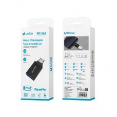 MINI ADATTATORE DA USB-A 3.0 FEMMINA A USB TYPE-C MASCHIO OTG IN ALLUMINIO