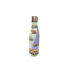 BORRACCIA TERMICA 500 ML CON DOPPIA PARETE ISOLANTE IN ACCIAIO INOX DESIGN ROMA 5675