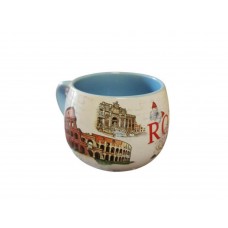 TAZZA ROTONDA PER LA CUCINA CON MANICO Tazza da cappuccino in ceramica ROMA 5687