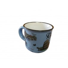 TAZZINA DA CAFFE' DIAMETRO 6cm H5.3cm ROMA 5694