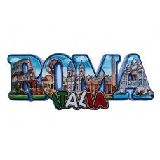 Souvenir From Italy Calamita Frigo Fridge Magnets ROMA ITALIA SKYLINE 5998