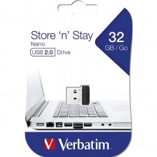 RsZs- VERBATIM PENDRIVE NANO STORE-N-STAY  32GB /Go USB 2.0