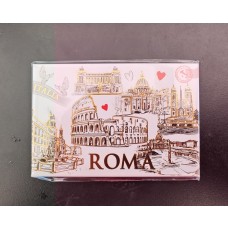Calamita Magnete Frigorifero Fridge Magnets Print Stampe 2D Souvenir Roma 6363 7.9*5.3cm circa