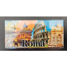 Calamita Magnete Frigorifero Fridge Magnets Print Stampe 2D Souvenir Roma 6370 12*5.5cm circa