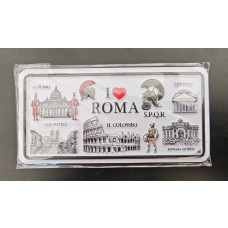 Calamita Magnete Frigorifero Fridge Magnets Print Stampe 3D Alto Rilievo Souvenir Roma 6378 12*6cm circa