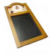 LAVAGNA CON OROLOGIO DA CUCINA ARREDO RISTORANTE IN LEGNO