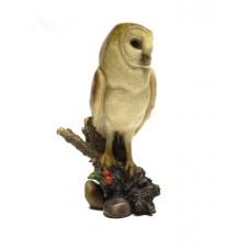 BOMBONIERA STATUETTA RESINA BARBAGIANNI OWL PORTAFORTUNA H:16
