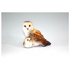 BARBAGIANNI CON CUCCIOLO IN RESINA SMALTATA IDEA REGALO BOMBONIERA.H:10Cm