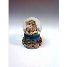 IDEA REGALO PALLA DI NEVE IN VETRO MONUMENTI DI ROMA SNOWBALL FROM ROME SOUVENIR