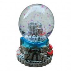 PALLA DI NEVE VETRO DI ROMA 4 MONUMENTI MISTI FONTANA DI TREVI COLOSSEO VATICANO PIAZZA DI SPAGNA SNOWBALL SOUVENIR FROM ROME 