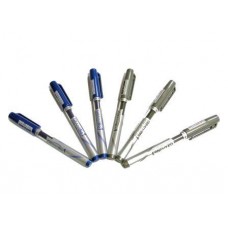 SET LOTTO 6 PENNE GEL 0.5mm A LUNGA DURATA NERO O BLU A SCELTA