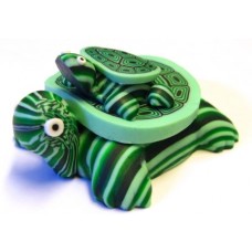 Tartaruga Portafortuna Magnetica in Fimo 5 Colori; Lucky Fridge Magnets Turtle