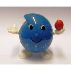 Timer Meccanico 60 minuti A Forma Di Pesca per Cucina  e  Hobby