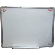 LAVAGNA BIANCA MAGNETICA 60x45cm CANCELLABILE CORNICE ALLUMINIO CANCELLINO