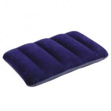 CUSCINO GONFIABILE Cm 53x37 FLOCCATO DA VIAGGIO IDEALE PER CAMPEGGIO E SPIAGGIA MARE LAGO ETC