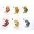CALAMITA MAGNETE FRIGO RESINA PAPPAGALLO SU RAMO;FRIDGE MAGNETS PARROT ON BRANCH