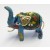 BOMBONIERA ELEFANTE PORTAFORTUNA IN CLOISONNE SMALTATO VARIE COLORAZIONI  LUCKY ELEPHANT