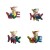 Calamita Magnete Frigo Fridge Magnets  MAIALINO ALFEBETO