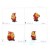 Calamita Magnete Frigo Fridge Magnets  GNOMO  MINI 
