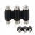 ADATTATORE 3RCA/3RCA F/F