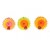 CALAMITA MAGNETE IN RESINA GIRASOLE COCCINELLA;FRIDGE MAGNET 10cm