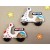 Calamita da Frigo Magnete Resina "ROMA COLOSSEO MOTO" Fridge Magnet Souvenir