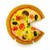  Calamita da Frigo Magnete Souvenir Resina "ITALY PIZZA ITALIA" Fridge Magnet