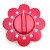 Timer Meccanico da Parete "BIG WALL TIMER" per Cucina  e  Hobby a forma fiore  FLOWER 