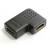 Adattatore HDMI F/F "L" 90 GRADI piani 1080p ADAPTER HDMI FEMALE/FEMALE