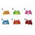 Calamita Magnete Frigo Resina GRANCHIO BRILLANTINI  ; FRIDGE MAGNET 