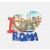 Calamita da Frigo Magnete Resina "LOVEROMA P.ZA SPAGNA" Fridge Magnet Souvenir 