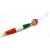 24 PEZZI DI PENNA BIRO PINOCCHIO ITALIA A MOLLA LEGNO PINOCCHIO TRICOLORE SOUVENIR FROM ITALY BOMBONIERA BATTESIMO COMPLEANNO