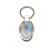 SOUVENIR FROM ITALY " PORTACHIAVE MEDAGLIONE PAPA KEYCHAIN"