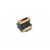 Adattatore 90 Gradi da DVI-I 24+5 M a DVI-I 24+5 F; DVI-I M TO DVI-I F ADAPTER 90 GRADI