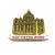 Calamita Magnete Resina "ROMA VATICANO NASTRO BIANCO" Fridge Magnet Souvenir 