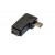 ADATTATORE ANGOLARE MINI USB F / MICRO USB M 90 GRADI